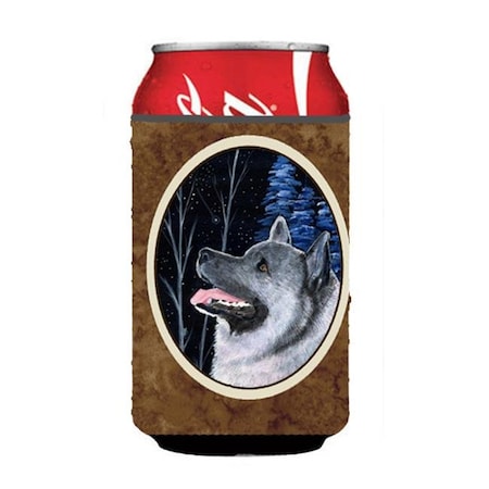 Carolines Treasures SS8398CC Starry Night Norwegian Elkhound Can Or Bottle Sleeve Hugger